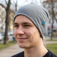 Hood women/men rock, merino wool & silk (organic/GOTS)