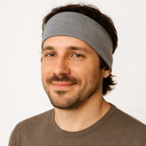 Headband rock, merino wool & silk (organic/GOTS)