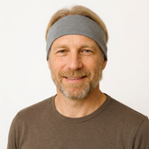 Stirnband fels, Merinowolle & Seide (bio/GOTS)