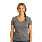 Damen T-Shirt fels, Merinowolle & Seide (bio/GOTS)
