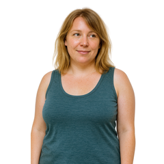 Damen Tank Top schiefer Merinowolle & Tencel (bio/Bluesign)