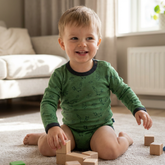 Body waldgrün Fuchs, Merinowolle & Seide (bio/GOTS)