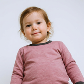 Shirt rosé, Merinowolle & Seide (bio/GOTS)