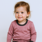 Shirt rosé, Merinowolle & Seide (bio/GOTS)