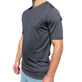 T-Shirt Herren anthrazit, Merinowolle & Tencel (bio, bluesign) - Glückskind - T-Shirt - S