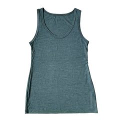 Damen Tank Top schiefer Merinowolle & Tencel (bio/Bluesign) - Glückskind - Tank-Top - S