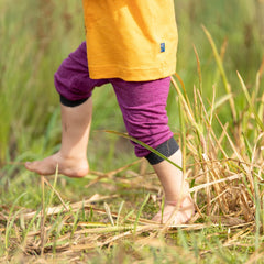 Hose zwetschke, Merinowolle & Seide (bio/GOTS) - Glückskind - Hose - 50-56