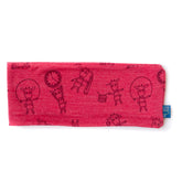 Kinder-Stirnband himbeere Geißlein, Merinowolle & Seide (bio/GOTS) - Glückskind - Stirnband - uni (ca 2-10 Jahre)