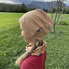 Loop sand Kinder, Merinowolle & Seide (bio/GOTS) - Glückskind - Loop - S