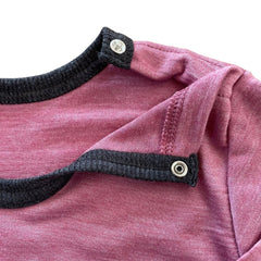 Shirt rosé, Merinowolle & Seide (bio/GOTS) - Glückskind - Shirt - 74-80