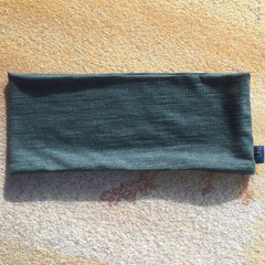 Stirnband schiefer, Merinowolle & Tencel (bio/Bluesign) - Glückskind - Stirnband - M