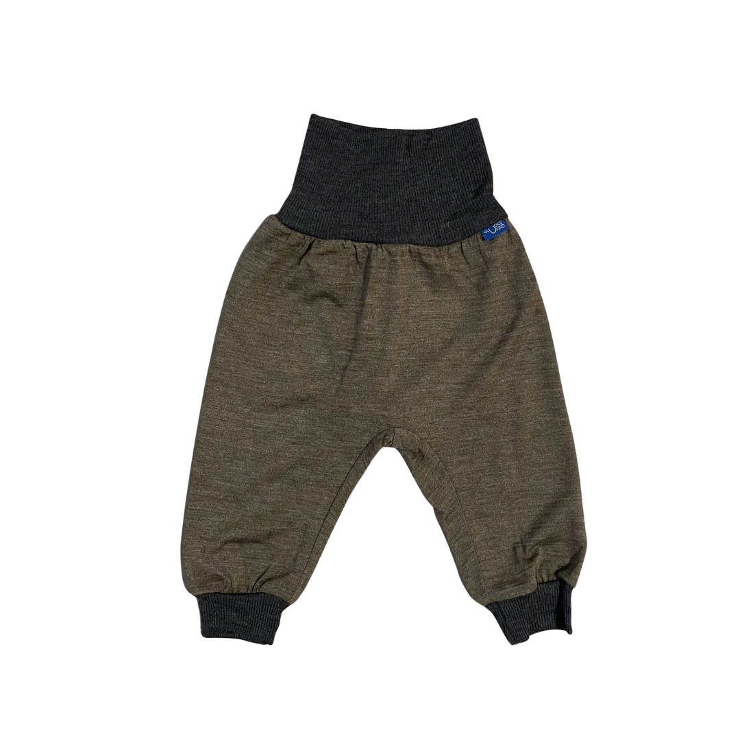 Hose muskat braun, Merinowolle & Seide (bio/GOTS)