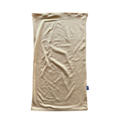 Schlauch-Loop sand, Merinowolle & Seide (bio/GOTS)