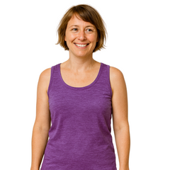 Damen Tank Top brombeere neu, Merinowolle & Tencel