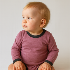 Body rose, Merinowolle & Seide (bio/GOTS)