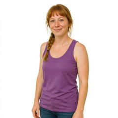 Women's tank top blackberry new, merino wool &amp; Tencel