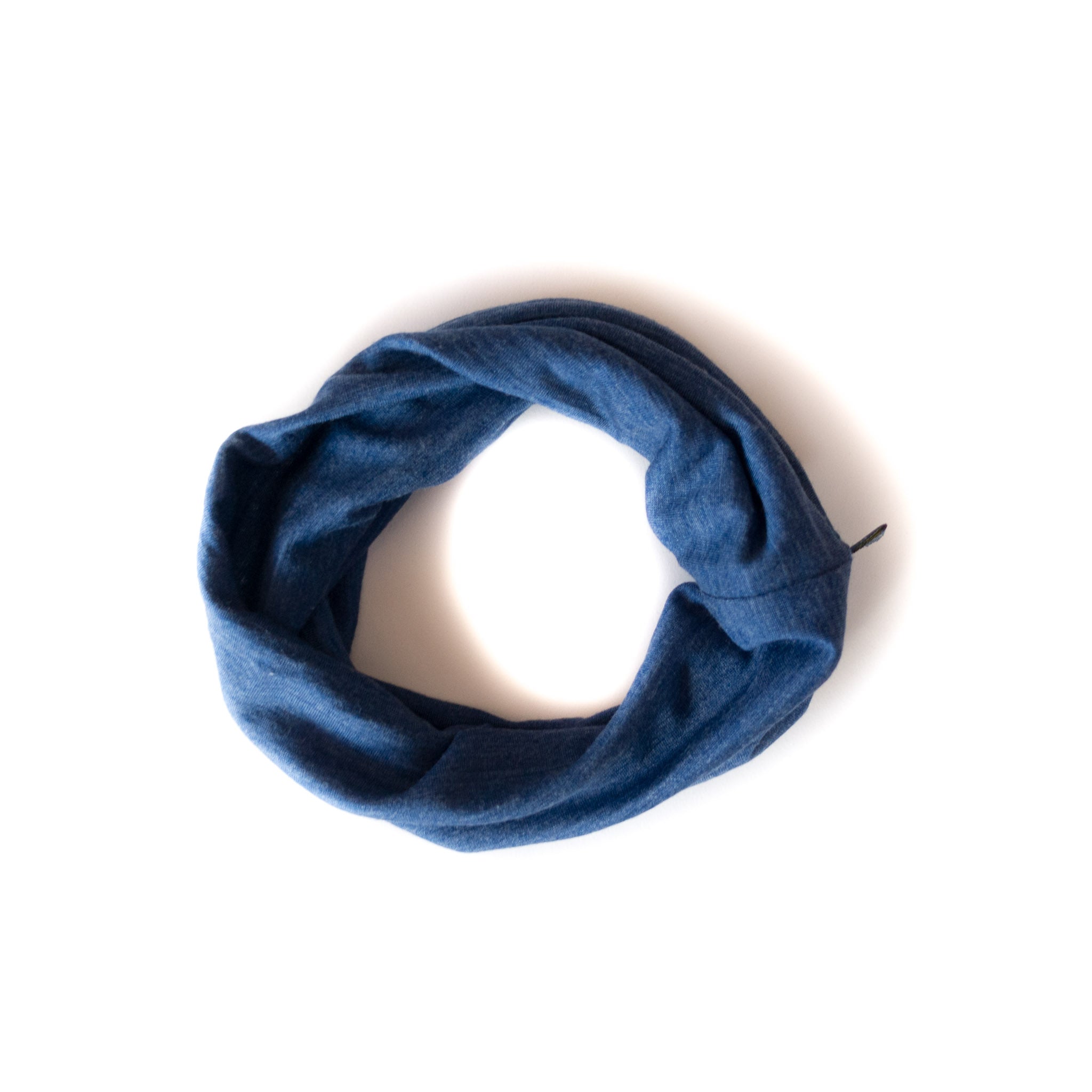 Loop royal blau Kinder, Merinowolle & Seide (bio/GOTS) - Glückskind - Loop - S