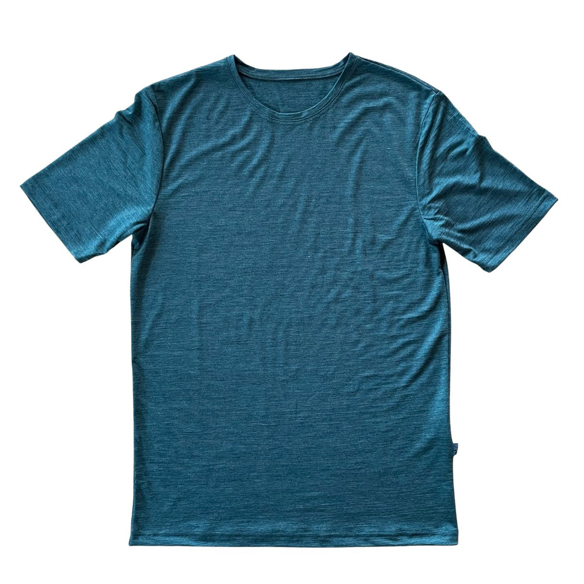 T-Shirt Herren schiefer, Merinowolle & Tencel (bio, bluesign) - Glückskind - T-Shirt - S